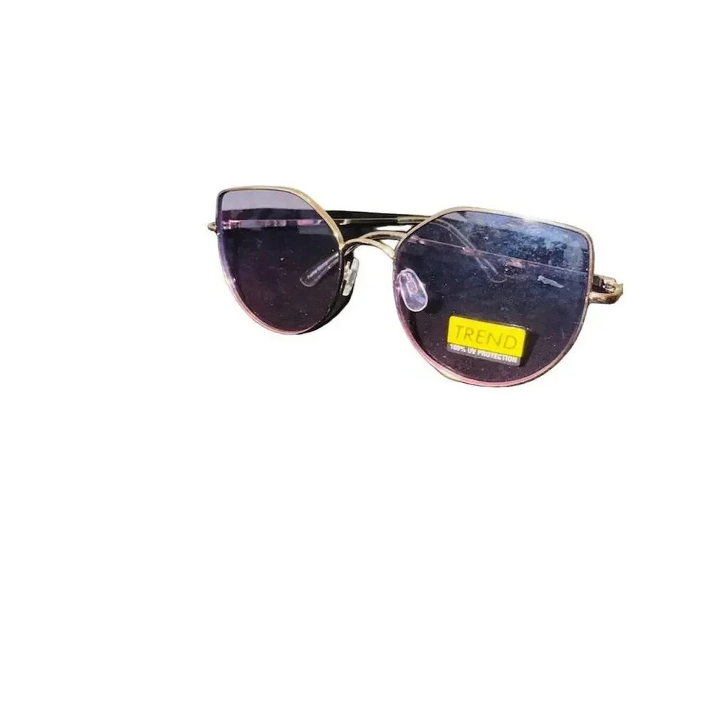 Trend Cat Eye Sunglasses Women’s Multicolor Geometric Flash Lenses UV400